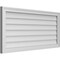 Ekena Millwork Vertical Surface Mount PVC Gable Vnt: Non-Functional, w/2"W x 1-1/2"H, Brickmould Frame, 42"W x 20"H GVPVE42X2002SN - alternate 2